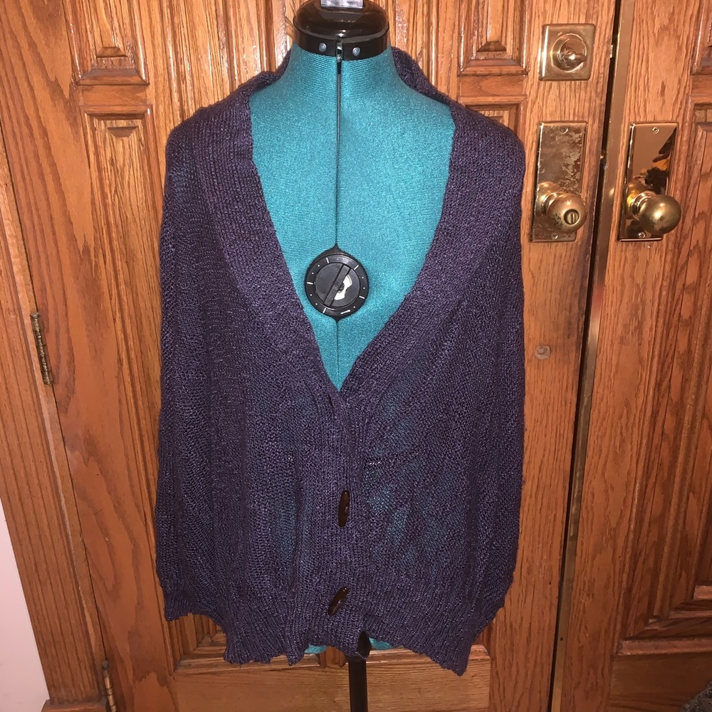 Millau Purple Knit Sweater OS